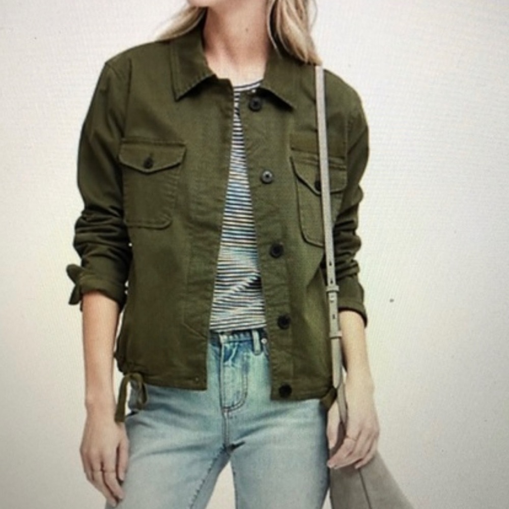 Banana Republic Flight Utility Crop Jacket Size XSP